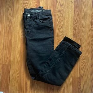 Madewell skinny skinny ankle jeans - black